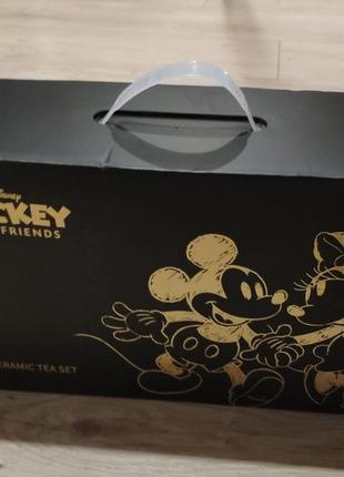 Disney набір mickey чайник (заварник) та дві чашки міккі маус дісней2 фото