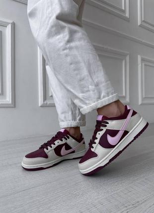 Кросівки nike sb dunk cherry beige3 фото