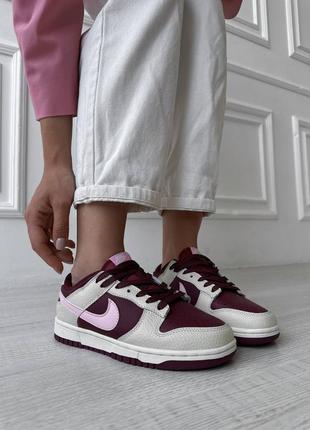 Кросівки nike sb dunk cherry beige1 фото