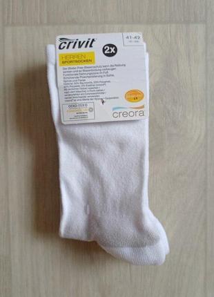 Чоловічі спортивні теплі шкарпетки р.41-42 носки с махровой стопой crivit, германия3 фото