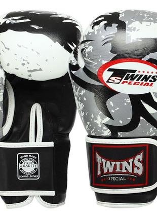 Перчатки боксерские кожаные twn tribal bo-9952 10-14 унций цвета в ассортименте