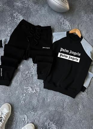 На флисе! теплый спортивный костюм palm angels