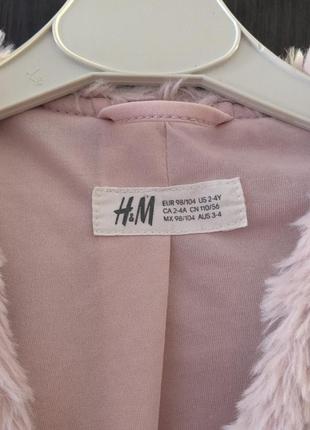 Меховая шубка,  болеро h&amp;m.3 фото