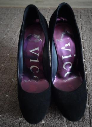 Замшевые туфли vero cuoio италия оригинал размер 39 стелька 24,5 см3 фото