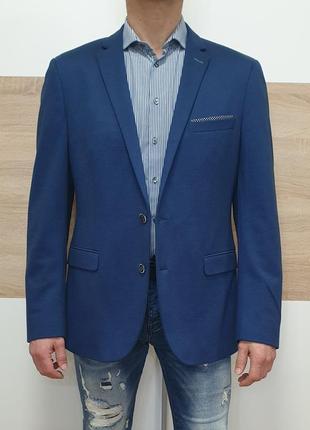 Remus uomo jeans - l - 54 - пиджак мужской синий мужественный