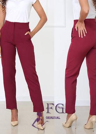 Женские прямые брюки с карманами "jenifer"4 фото