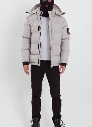 Зимова куртка stone island3 фото