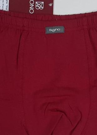 Бордовые трусы шортами от тм "bono" (арт. мш 950105)