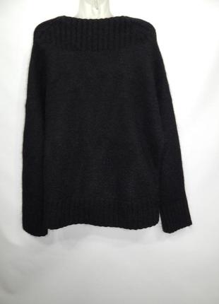 Кофта фірмова жіноча h&m blend wool 100% (вовна) oversize р.50-56 031жк (в зазначеному розмірі, тільки 1 шт.)3 фото