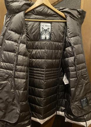 Куртка, плащ, пуховик (пух-80%), дорогой бренд ниченьки gil bretusa 16, р.527 фото