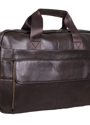 Зручна чоловіча сумка, портфель шкіряний