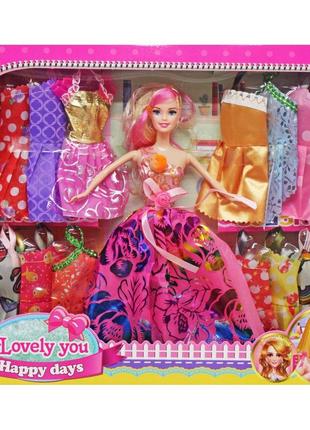 Лялька з гардеробом "lovely you" (у рожевому)1 фото