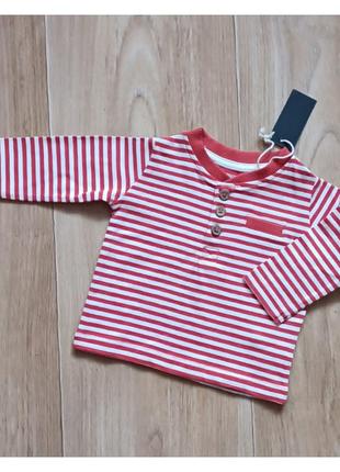 Детская кофта лонгслив lupilu на младенец р.50-56 - 0-2 месяца, 43020