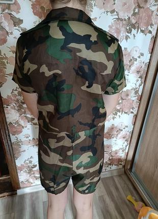 Карнавальный костюм военный , женский военная форма аниматор косплей . m