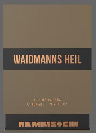 Rammstein waidmansheil духи чоловічі в наявності4 фото