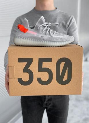 Adidas yeezy boost 350 grey orange, кросівки адідас ізі буст10 фото