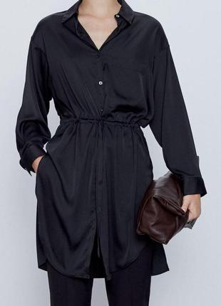 Черная туника zara1 фото