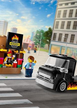Конструктор lego city вантажівка з гамбургерами (60404)7 фото