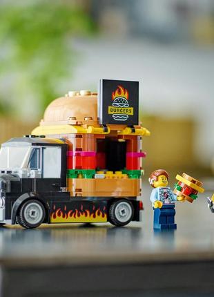 Конструктор lego city вантажівка з гамбургерами (60404)6 фото