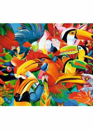 Пазл trefl кольорові птахи 500 деталей (37328)3 фото