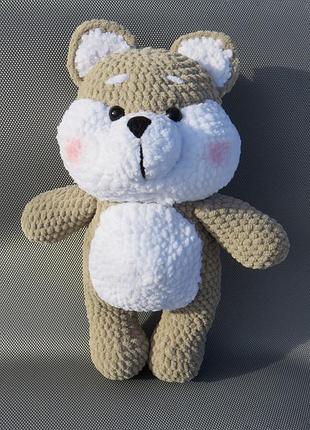 В'язана іграшка з плюшевої пряжі