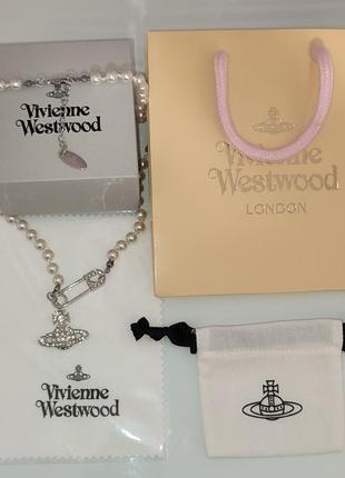 Vivienne westwood колье овьен вествуд подвеска ожерелье5 фото