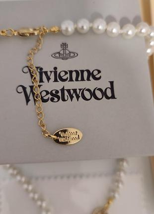 Vivienne westwood колье овьен вествуд подвеска ожерелье3 фото