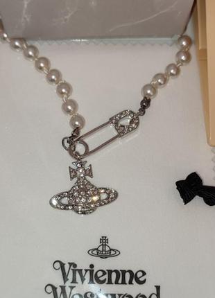 Vivienne westwood колье овьен вествуд подвеска ожерелье4 фото