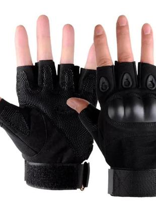 Захисні рукавички (похідні, армійські, мисливські) fq16s007 чорний, xl