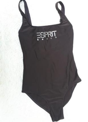 Комфортный цельный купальник /esprit usa/р.м-38 для пляжа, бассейна. шоколадный2 фото