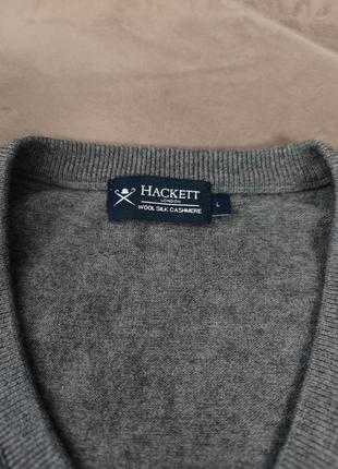 Пуловер hackett london wool silk cashmere
оригінал, колекція 20214 фото