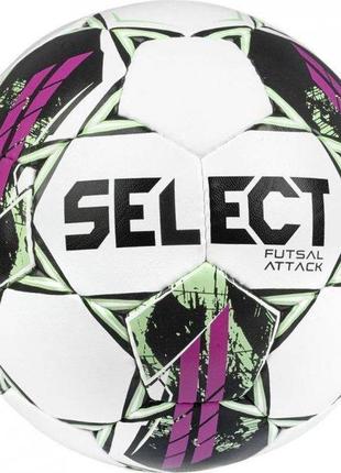 М'яч футзальний select futsal attack v22 біло-рожевий уні 4 107346-419 4