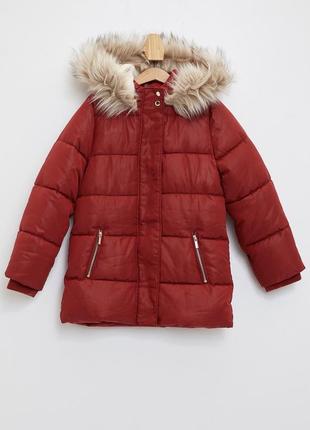 Зимова куртка defacto червона/ зимняя куртка красная