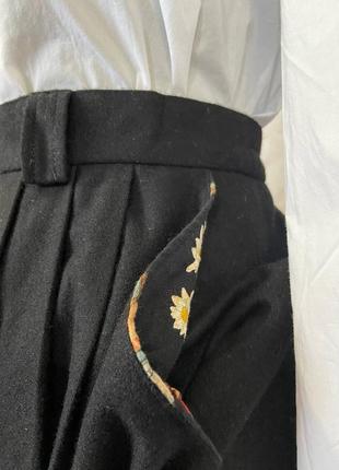 Винтажная баварская юбка новогодняя тематика4 фото