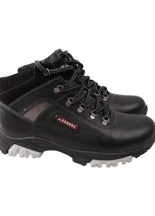 Черевики чоловічі konors чорні натуральна шкіра, 37