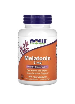Melatonin, мелатонін від now foods