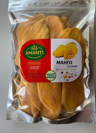 Манго сушеное amanti premium 500 г