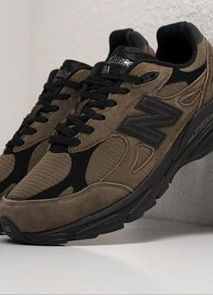 Мужские кроссовки new balance 990v3 jjjound brown black