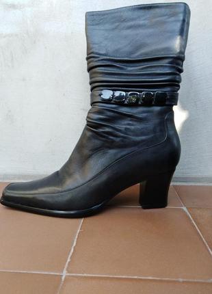 Сапоги кожаные