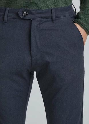 Tailored originals - 32/32 - брюки чинос синие брюки мужские