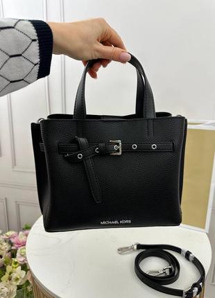 Сумка брендова michael kors emilia small leather satchel шкіра оригінал на подарунок2 фото