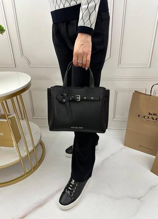 Сумка брендова michael kors emilia small leather satchel шкіра оригінал на подарунок6 фото