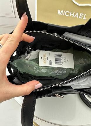 Сумка брендовая michael kors emilia small leather satchel кожа оригинал на подарок5 фото