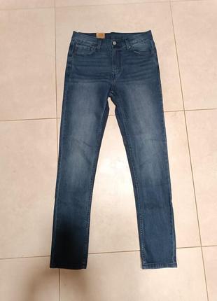 Крутые темно-синие джинсы levis 514 slim straight оригинал2 фото