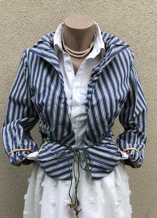 Жакет, у смужку,бавовна,люкс бренд,оригінал,