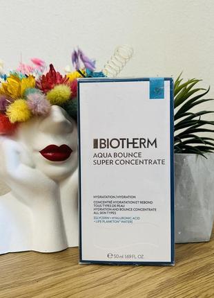 Оригинальный восстанавливающий концентрат biotherm aqua bounce super concentrate pure1 фото