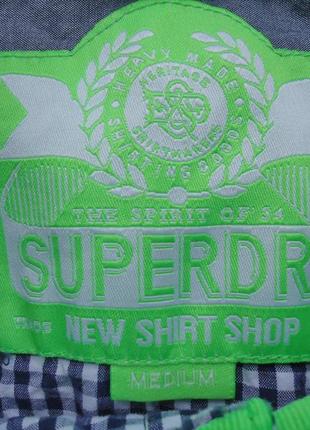 Рубашка superdry new shirt (m)5 фото