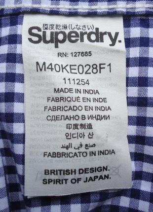 Рубашка superdry new shirt (m)7 фото