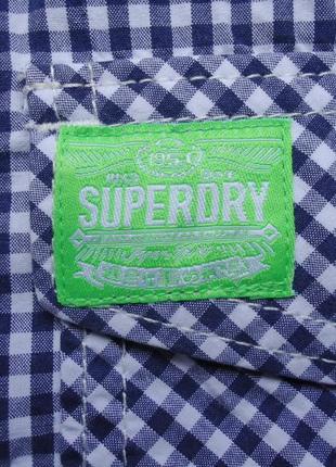 Рубашка superdry new shirt (m)6 фото