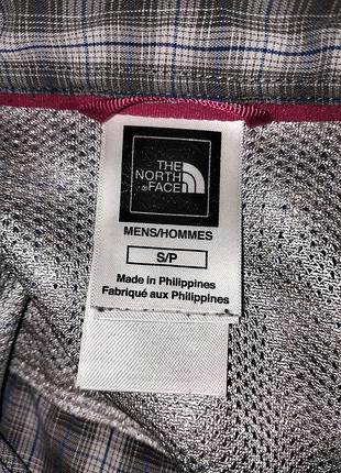 Мужская рубашка рубашка the north face на короткий рукав в клетку в клетку